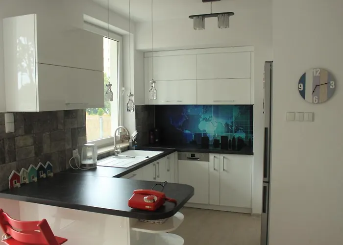 Apartmán Sunny Sleeps 4 By The With Garden Patio - Przymorze Gdaňsk