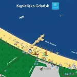 Appartement Sunny Sleeps 4 By The With Garden Patio - Przymorze *